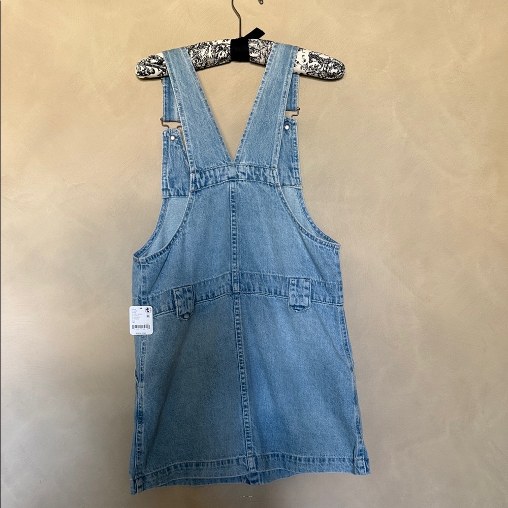 We The Free Edie Denim Skirtall Mini Dress NWT - Picture 5 of 6